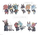  6+boys 6+girls :3 :d ? animal_crossing animal_ear_piercing aqua_bow aqua_bowtie aqua_eyes aqua_neckerchief arrow_(symbol) artist_name bag beau_(animal_crossing) black_bag black_bow black_bowtie black_eyes black_jacket black_sailor_collar black_serafuku black_shirt black_skirt blazer blonde_hair blue_eyes blue_necktie blush blush_stickers bow bowtie briefcase bright_pupils brown_horns brown_sweater_vest bruce_(animal_crossing) buttons cat_boy cat_girl cheek_poking cherry_(animal_crossing) closed_mouth commentary_request cyd_(animal_crossing) deer_boy deer_girl dog_girl ear_piercing elephant_boy expressionless eyelashes flurry_(animal_crossing) food fox_boy fox_girl fuchsia_(animal_crossing) furry furry_female furry_male goat_boy hamster_girl hand_in_pocket hand_on_another&#039;s_head hand_up hands_in_pockets hands_on_own_hips highres holding holding_another&#039;s_wrist holding_bag holding_food horns horse_girl hot_dog jacket kaji_(oni_atat) lapels lolly_(animal_crossing) long_sleeves looking_at_another looking_back multiple_boys multiple_girls neckerchief necktie notice_lines one_eye_closed open_clothes open_jacket open_mouth orange_necktie piercing pink_hair pleated_skirt poking punchy_(animal_crossing) purple_necktie purple_shirt red_bow red_bowtie red_neckerchief red_shirt reneigh_(animal_crossing) sailor_collar school_briefcase school_uniform serafuku shared_thought_bubble sherb_(animal_crossing) shirt simple_background skirt skye_(animal_crossing) smile sparkle sweatdrop sweater_vest thought_bubble translation_request twitter_username v-shaped_eyebrows white_background white_pupils white_shirt wide-eyed wolfgang_(animal_crossing) yellow_eyes yellow_neckerchief 