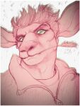 anthro bovid caprine goat hi_res male mammal solo surreal yagi_b._(artist)