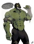 abs anthro big_muscles claws front_view green_body green_scales humanoid inviting male mortal_kombat muscular muscular_anthro muscular_male reptile reptile_(mortal_kombat) scales scalie solo zaqiizawa