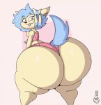 animated anthro big_butt bouncing_butt butt eeveelution generation_6_pokemon girly hi_res huge_butt hyper hyper_butt legoskellydude looking_at_viewer looking_back male nintendo pokemon pokemon_(species) shooty_(shootysylveon) solo sylveon tongue tongue_out twerking
