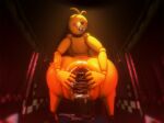 2024 3d_(artwork) anal anal_juice anal_juice_string anal_vore animatronic anus avian big_butt bird bodily_fluids butt chicken clothing crouching detailed_background digital_media_(artwork) female first_person_view fishnet fishnet_legwear five_nights_at_freddy&#039;s five_nights_at_freddy&#039;s_2 galliform gallus_(genus) gaping gaping_anus glowing glowing_eyes hi_res humanoid legwear looking_at_viewer looking_back lustful_zen machine orange_anus phasianid robot scottgames smile source_filmmaker stretched_anus thick_thighs toy_chica_(fnaf) vore yellow_body