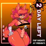 animatronic anthro big_breasts breasts canid canine chest_tuft clothed clothing eye_patch eyewear female five_nights_at_freddy&#039;s fox foxy_(cally3d) foxy_(fnaf) fredina&#039;s_nightclub gold_(metal) gold_tooth hair machine mammal red_hair robot scottgames skimpy solo stormkinght tail tuft