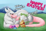  blush easter egg english_text food holidays text vore zira ziravore 