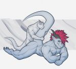 anal anthro butt crius dragon duo hi_res male male/male mohawk muscular mythological_creature mythological_scalie mythology rangstrom reptile scalie sex size_difference snake tail tail_grab v-i-e