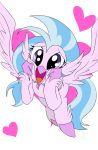  &lt;3 avian cute emositecc female friendship_is_magic hippogryph my_little_pony purple_eyes silverstream_(mlp) solo 