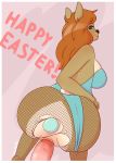  anal anal_penetration anthro anus big_breasts blush breasts bunny_costume butt cervine clothed clothing costume deer digital_media_(artwork) doodle_dip easter female fishnet fur hair holidays legwear long_hair mammal penetration penis pussy sex simple_background smile solo sophia stockings text thick_thighs vaginal vaginal_penetration 
