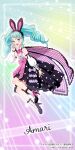  1girl animal_ear_hairband animal_ears artist_name black_footwear black_hairband black_nails black_skirt blue_hair cape center_frills character_name commentary_request copyright_notice drill_hair fake_animal_ears frills full_body hairband hand_up high_heels highres idol_land_pripara kanagai_yukiko katasumi_amari layered_skirt long_hair long_sleeves looking_at_viewer nail_polish official_art open_mouth pink_eyes pink_ribbon polka_dot polka_dot_skirt pretty_series pripara rabbit_ear_hairband rabbit_ears ribbon second-party_source shirt skirt smile socks standing twin_drills twintails very_long_hair white_cape white_shirt white_socks 