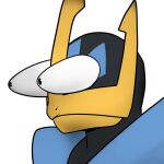 avian bird empoleon eyes_popping_out franubis generation_4_pokemon headshot_portrait male napoleon_triomphe nintendo penguin pokemon pokemon_(species) portrait