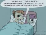  2018 bed better_version_at_source blush duo earth_pony el-yeguero english_text equine female feral friendship_is_magic hair horse male mammal maud_pie_(mlp) mudbriar_(mlp) my_little_pony on_bed pillow pony text under_covers 