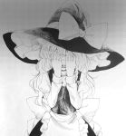  :d blush bow braid commentary covering_eyes covering_face crying d: despair graphite_(medium) greyscale halftone hat hat_bow juliet_sleeves kirisame_marisa long_hair long_sleeves looking_at_viewer monochrome open_mouth puffy_short_sleeves puffy_sleeves sad sash short_sleeves side_braid single_braid sketch skirt skirt_set smile solo tears touhou traditional_media turtleneck very_long_hair vest wavy_hair witch_hat yururi_nano 