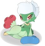 bakothemimic elemental_creature elemental_humanoid female flora_fauna flower flower_creature generation_4_pokemon hi_res humanoid lying nintendo not_furry on_side petals plant plant_humanoid pokemon pokemon_(species) pose roserade simple_background solo tagme white_background