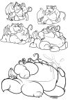  2018 animal_genitalia anthro balls belly big_balls big_belly big_breasts big_penis black_and_white bog_belly breasts comic cum digital_drawing_(artwork) digital_media_(artwork) digitigrade dragon duo erection fat_gain fat_growth fattening feeding feline hair hi_res huge_balls huge_penis hyper hyper_balls hyper_belly hyper_penis invalid_tag lion male mammal man_breasts mane monochrome moobs morbidly_obese naughtygryph nude obese open_mouth orgasm overweight penis scales scalie sequence simple_background size_difference smile stuffing thick_thighs tube weight_gain weights wings 