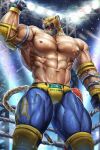 abs absurd_res animal_mask bandai_namco big_muscles bodily_fluids bulge felid fighting_ring hi_res huge_muscles human jaguar king_(tekken) male mammal mask muscular muscular_male nipples open_mouth pantherine pecs solo sweat tekken vein veiny_muscles wrestler yukihoshiak