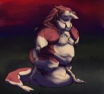  anthro belly big_belly big_breasts breasts butt claws digital_media_(artwork) embarrassed feet female fur hair long_tail mammal morbidly_obese multicolored_fur nipples nude obese overweight sergal solo stacey_(spl) thick_tail thick_thighs toe_claws white_fur xxsnake_spiderxx 