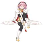  :} ;p astolfo_(fate) bangs black_bow black_gloves black_legwear black_panties black_shirt black_skirt blush boots bow braid closed_mouth commentary_request dot_nose emblem eyebrows_visible_through_hair fate/apocrypha fate_(series) faulds full_body fur-trimmed_cloak fur_collar garter_straps gauntlets gloves gold_trim gorget hair_between_eyes hair_bow hair_intakes hand_up highres holding holding_sword holding_weapon invisible_chair knee_boots knee_up long_hair long_sleeves looking_at_viewer male_focus miniskirt multicolored_hair one_eye_closed otoko_no_ko panties pink_hair purple_eyes shin'ya_mahiru shirt simple_background single_braid sitting skirt smile solo streaked_hair sword thighhighs tongue tongue_out tsurime turtleneck two-tone_hair underwear weapon white_background white_cloak white_footwear white_hair 
