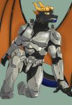  anthro armor blanch clothing dragon eglan gear halo male soldier solo spartan suit 