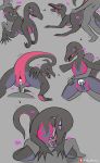  anthro blush cum cum_in_pussy cum_inside duo erection female first_person_view human human_male human_on_anthro interspecies larger_female male male/female male_on_anthro male_pov mammal nintendo nude open_mouth penis pikajota pok&eacute;mon pok&eacute;mon_(species) pok&eacute;philia pussy salazzle sex size_difference video_games 