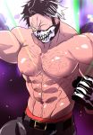  abs bara body_hair male_focus mask muscle osu!_banchou pecs solo_focus sugo6969 tagme topless 