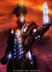  anunnaki armor blue_eyes dna empty_eyes glowing hologram male marduk not_furry skull solo the-last-phantom 