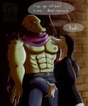  anthro clothing digital_media_(artwork) disney duo lizard male male/male muscular muscular_male nsfw-hideous rasticore_(svtfoe) reptile scalie star_vs._the_forces_of_evil toffee_(svtfoe) 