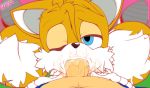  anthro big_ears big_penis canine clothing cum cum_in_mouth cum_inside cum_on_face ejaculation footwear fox looking_at_viewer male male/male mammal miles_prower oral penis shoes sonic_(series) sonic_the_hedgehog tc 
