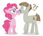  2018 ?! alpha_channel dm29 duo equine female friendship_is_magic geode horse male mammal mudbriar_(mlp) my_little_pony pinkie_pie_(mlp) pony rock simple_background transparent_background 