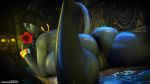  3d_(artwork) anus big_breasts breasts butt digital_media_(artwork) draenei ear_piercing fake_breasts female flower horn huge_breasts humanoid invalid_tag jewelry piercing plant pussy rose source_filmmaker the_firebrand video_games warcraft x&#039;sara 