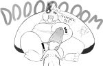 anthro big_breasts big_penis bottomless breasts clothed clothing dialogue dickgirl erection huge_breasts huge_penis intersex male mom_(roy_mccloud) nintendo nude penis pikachu pok&eacute;mon pok&eacute;mon_(species) roy_mccloud shirt simple_background size_difference video_games 