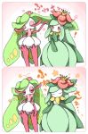  female hair_flip lilligant muku_jirushi nintendo pok&eacute;mon pok&eacute;mon_(species) tsareena video_games 