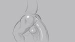  anal anal_masturbation anal_tugging animated balls dildo dragon humanoid_penis male masturbation monochrome muscular muscular_male penis perineum scalie sex_toy solo toy velrizoth 