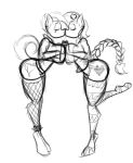  2017 anklet anthro bottomless breast_squish breasts breasts_frottage butt clothed clothing cutie_mark dawny_(oc) duo dusky_(oc) equine eyes_closed female female/female fishnet fishnet_legwear friendship_is_magic hi_res horse incest jewelry jrvanesbroek kissing legwear mammal my_little_pony pony sibling sisters socks stockings 
