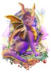  arthropod better_version_at_source claws dragon feral flying gem grass horn insect invalid_color lovelover portal rock scalie smile sparx spyro spyro_the_dragon spyrothedragon video_games wings 