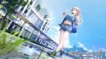  azamino_tsubaki cleavage landscape laplacian mirai_radio_to_jinkou_hato smoking wallpaper 