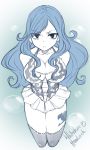  1girl blue_hair fairy_tail juvia_lockser solo 