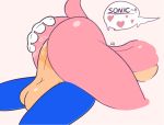  ! &lt;3 2018 amy_rose anthro anthro_on_anthro balls big_penis blue_fur breasts butt butt_grab clothing duo english_text female fur gloves hand_on_butt hedgehog hi_res male male/female mammal moan nude penetration penis pink_fur pussy_juice sex simple_background sonic_(series) sonic_the_hedgehog speech_bubble supersegasonicss text vaginal vaginal_penetration video_games 