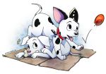  101_dalmatians 102_dalmatians 2015 akusuru alpha_channel ball black_nose bone canine collar cub dalmatian digital_drawing_(artwork) digital_media_(artwork) disney dog domino_(101_dalmatians) dominoes duo eyelashes female feral fetching fur male mammal oddball_(101_dalmatians) pink_nose sidewalk simple_background spots spotted_fur transparent_background url white_fur young 