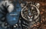  2018 ambiguous_gender detailed_background digital_media_(artwork) feline feral flashw fur grey_spots leopard mammal pink_nose solo spots spotted_fur whiskers 