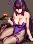  aleron animal_ears bunny_ears bunny_girl cleavage fate/grand_order fishnets heels pantyhose scathach_(fate/grand_order) 
