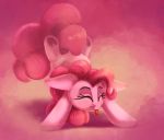  2018 cute cutie_mark equine eyebrows eyelashes female friendship_is_magic horse mammal my_little_pony pink_theme pinkie_pie_(mlp) pony pose solo thediscorded tongue tongue_out 