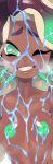  animal_humanoid areola beauty_mark breasts cum cum_in_hair cum_on_body cum_on_breasts cum_on_face dark_skin double_v_sign exotic_pupils eyelashes female glo-s-s green_eyes green_nipples hair headphones humanoid long_hair looking_at_viewer marina_(splatoon) messy mole_(marking) multicolored_hair multicolored_skin nintendo nipples not_furry octoling one_eye_closed open_mouth open_smile small_breasts smile solo splatoon splatoon_2 suction_cup sweat teal_eyes teal_nipples tentacle_hair tentacles two_tone_hair two_tone_skin v_sign video_games 