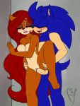  big_breasts breasts chipmunk doppleganger_(artist) erection female hand_holding hand_on_hip hedgehog male male/female mammal nude orgasm penetration rodent sally_acorn sex sonic_(series) sonic_the_hedgehog squirrel standing vaginal vaginal_penetration 