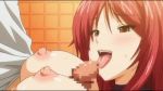  animated female nipples paizuri paizuri_cheerleader_vs_sakunyuu_ouendan paizuri_cheerleader_vs_sakunyuu_ouendan! red_hair t-rex_(animation_studio) 