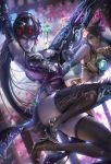  2girls alternate_costume multiple_girls overwatch sakimichan tagme tracer_(overwatch) watermark widowmaker_(overwatch) 