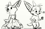  2017 anthro canine cub disney fan_character female fox fur isabelle_wilde mammal sketch solo trashasaurusrex young zootopia 