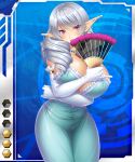  aikawa_arisa breasts elf navara_chanbore taimanin_asagi_battle_arena 