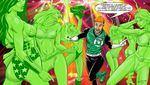  black_canary dc fire green_lantern guy_gardner ice justice_league_international power_girl supergirl wonder_woman 