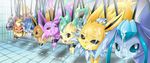  eevee espeon flareon glaceon jolteon leafeon nintendo pokemon umbreon vaporeon 