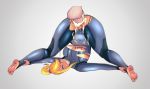  1girl ahegao anal areola_slip areolae barefoot bodysuit breasts clothed_sex covered_navel cum cum_in_ass disembodied_penis feet jontxu large_insertion lm_(legoman) metroid nintendo nipples penis pubic_hair pussy samus_aran sex skin_tight solo_focus spread_legs torn_clothes uncensored zero_suit 