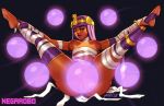  1girl dark_skin menat robert_porter solo street_fighter 