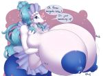  &lt;3 alpha_channel anthro arbitrary_lactation big_breasts blush breasts english_text female gradient_background hand_under_breasts hi_res holding_up_breasts huge_breasts hyper hyper_breasts lactating looking_at_viewer megustalikey milk nintendo pok&eacute;mon pok&eacute;mon_(species) primarina simple_background solo speech_bubble text video_games white_skin 